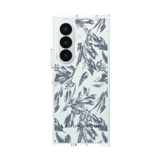 Clear Case［ LAGUNAMOON - BotanicalJacquard - Clear×Black ］