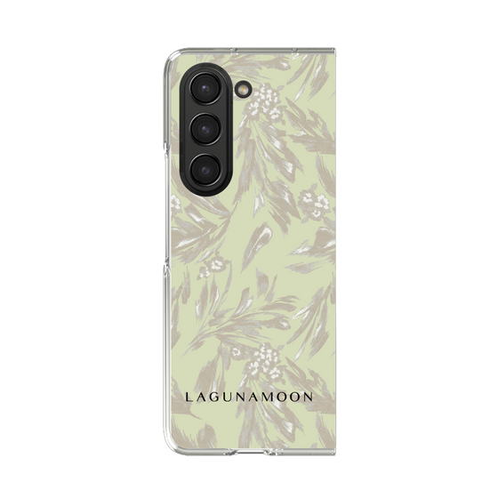 Clear Case［ LAGUNAMOON - BotanicalJacquard - White×Beige ］