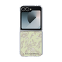 Clear Case［ LAGUNAMOON - BotanicalJacquard - White×Beige ］