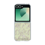 Clear Case［ LAGUNAMOON - BotanicalJacquard - White×Beige ］