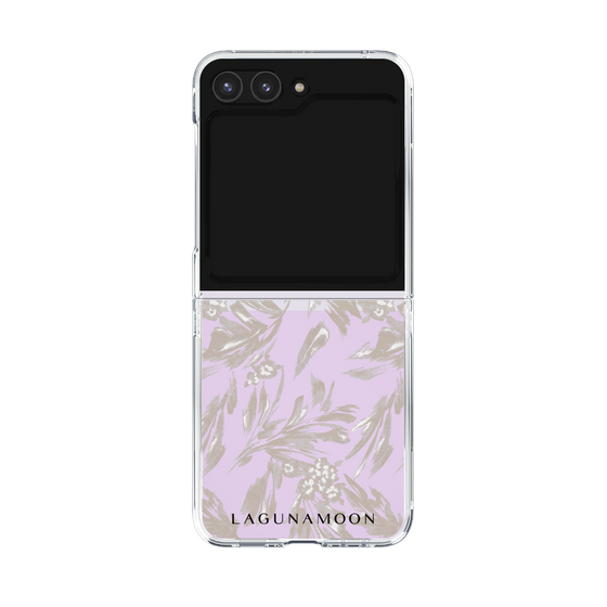 Clear Case［ LAGUNAMOON - BotanicalJacquard - Clear×Beige ］
