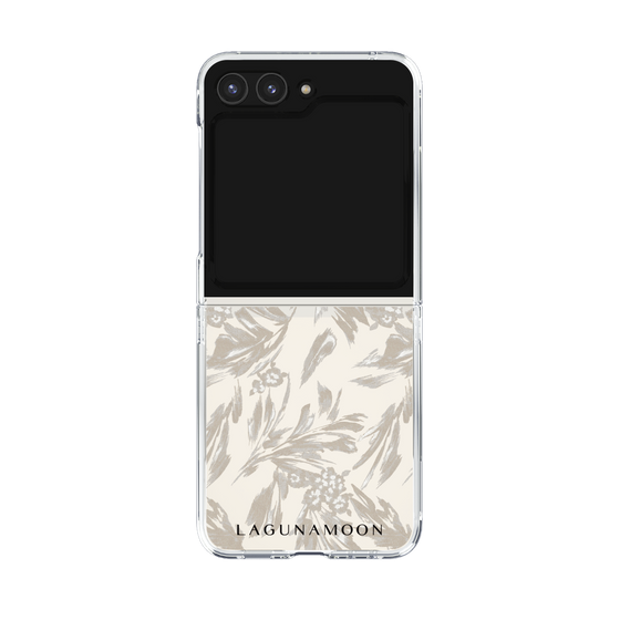 Clear Case［ LAGUNAMOON - BotanicalJacquard - Clear×Beige ］