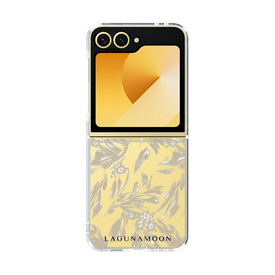 Clear Case［ LAGUNAMOON - BotanicalJacquard - Clear×Beige ］