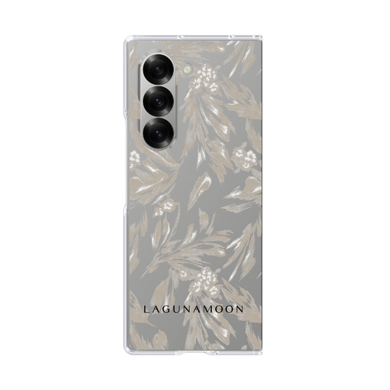 Clear Case［ LAGUNAMOON - BotanicalJacquard - Clear×Beige ］