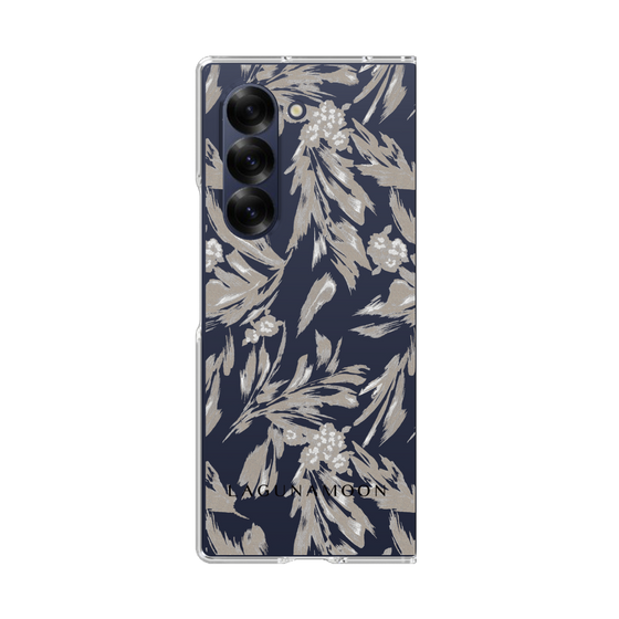 Clear Case［ LAGUNAMOON - BotanicalJacquard - Clear×Beige ］