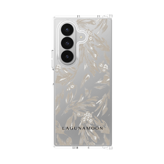 Clear Case［ LAGUNAMOON - BotanicalJacquard - Clear×Beige ］
