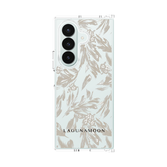 Clear Case［ LAGUNAMOON - BotanicalJacquard - Clear×Beige ］