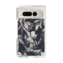 Clear Case［ LAGUNAMOON - NuanceFlower - Navy ］
