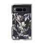 Clear Case［ LAGUNAMOON - NuanceFlower - Navy ］
