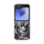 Clear Case［ LAGUNAMOON - NuanceFlower - Navy ］