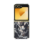 Clear Case［ LAGUNAMOON - NuanceFlower - Navy ］