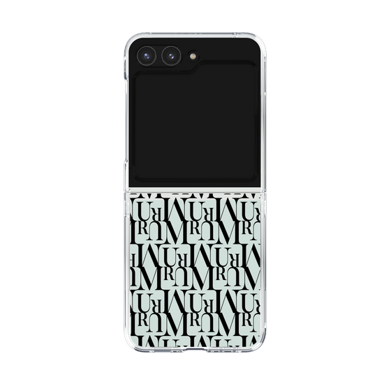 Clear Case［ MURUA - Monogram - Black ］