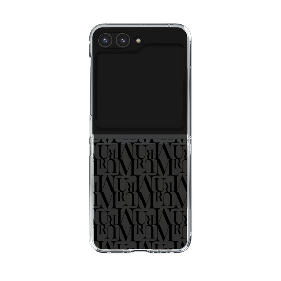 Clear Case［ MURUA - Monogram - Black ］