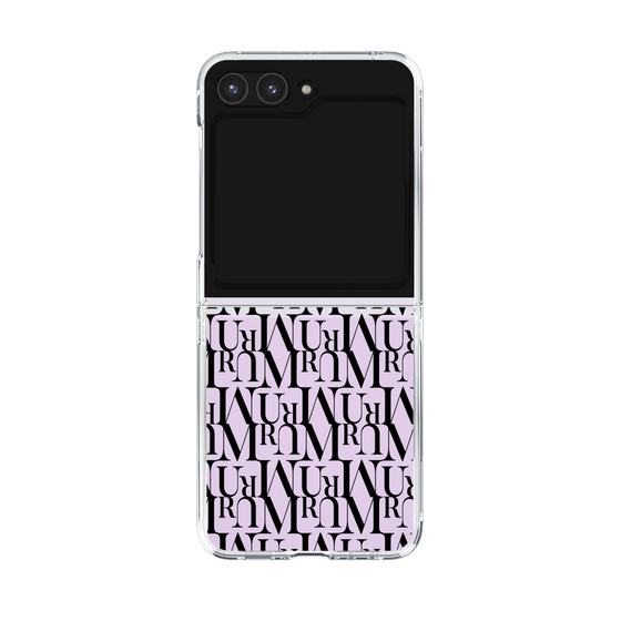 Clear Case［ MURUA - Monogram - Black ］