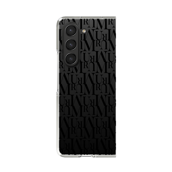 Clear Case［ MURUA - Monogram - Black ］