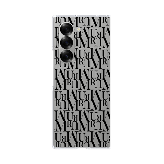Clear Case［ MURUA - Monogram - Black ］