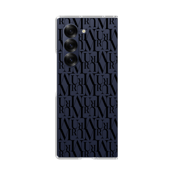 Clear Case［ MURUA - Monogram - Black ］