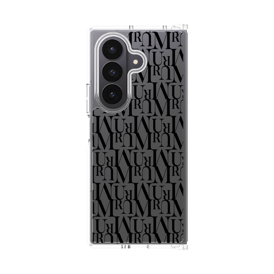 Clear Case［ MURUA - Monogram - Black ］