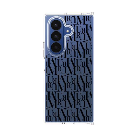 Clear Case［ MURUA - Monogram - Black ］