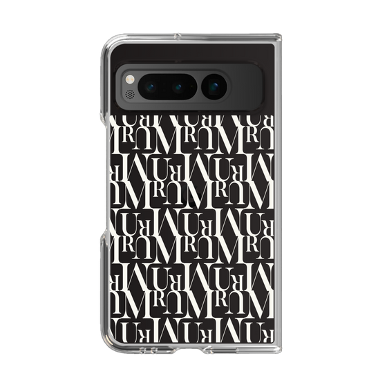 Clear Case［ MURUA - Monogram - White ］