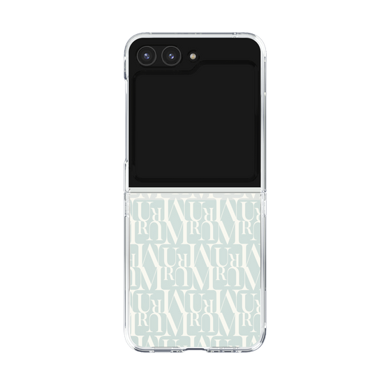 Clear Case［ MURUA - Monogram - White ］