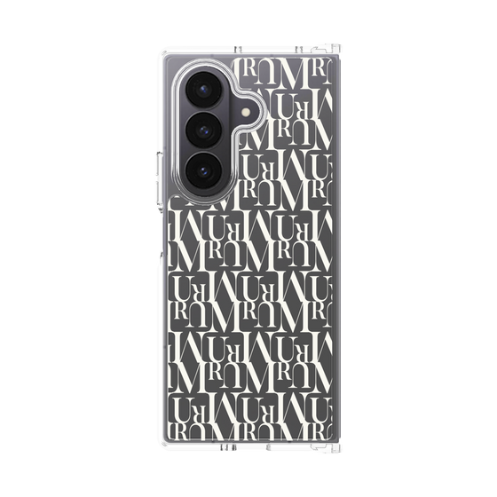 Clear Case［ MURUA - Monogram - White ］