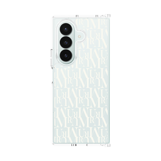 Clear Case［ MURUA - Monogram - White ］