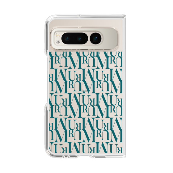 Clear Case［ MURUA - Monogram - Green ］