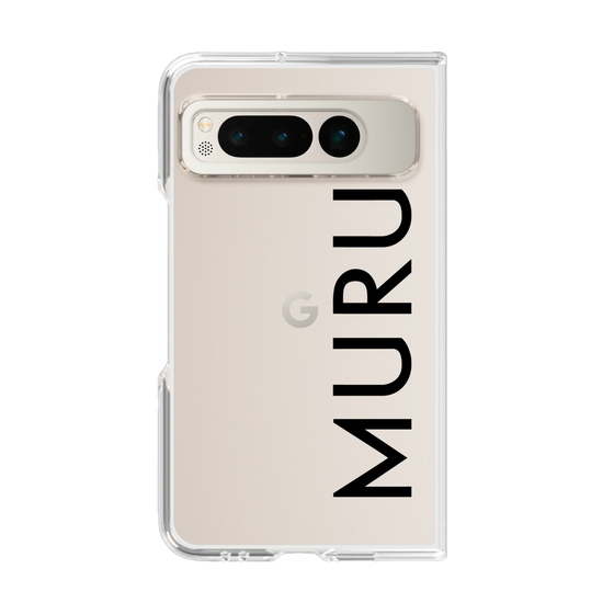 Clear Case［ MURUA - Logo - Black ］
