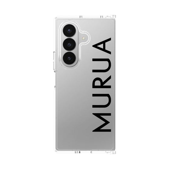 Clear Case［ MURUA - Logo - Black ］