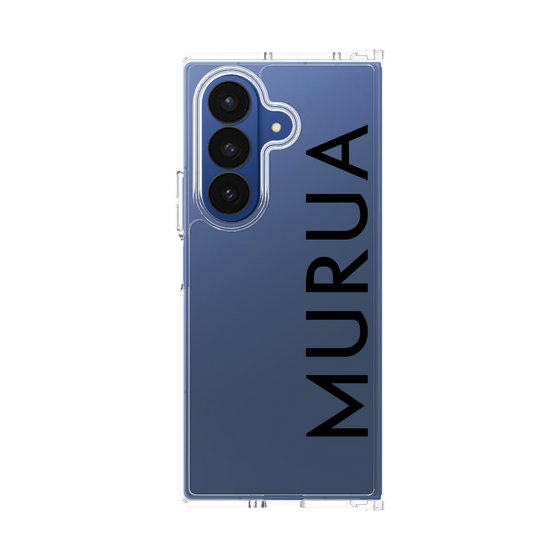 Clear Case［ MURUA - Logo - Black ］