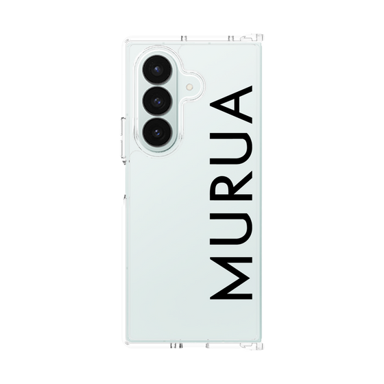 Clear Case［ MURUA - Logo - Black ］