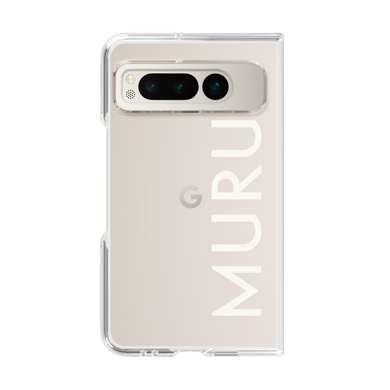 Clear Case［ MURUA - Logo - White ］