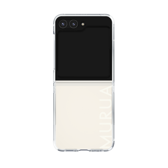 Clear Case［ MURUA - Logo - White ］