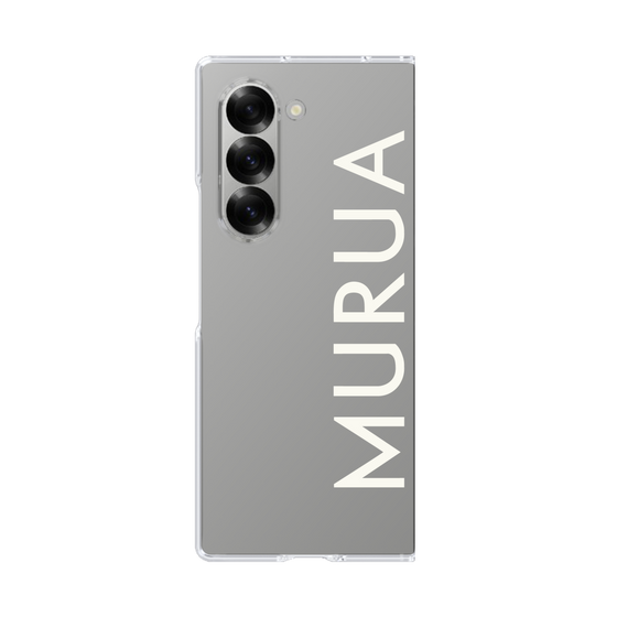 Clear Case［ MURUA - Logo - White ］