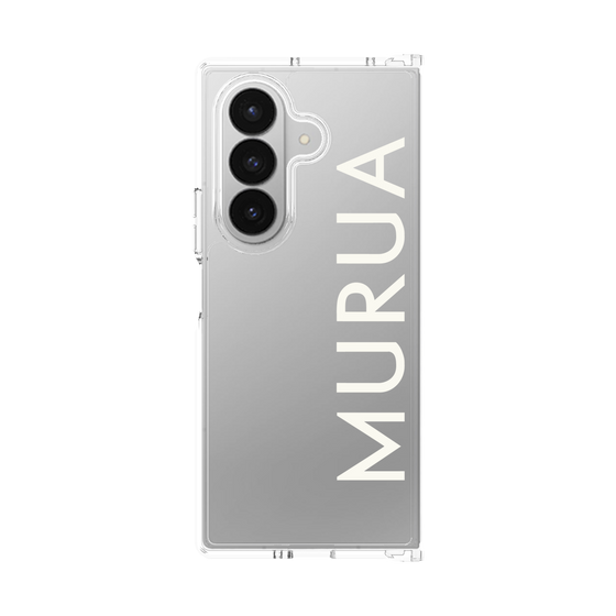Clear Case［ MURUA - Logo - White ］