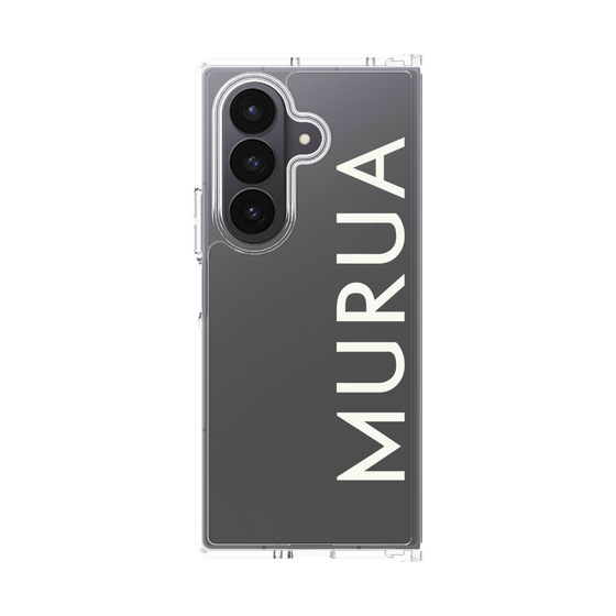Clear Case［ MURUA - Logo - White ］