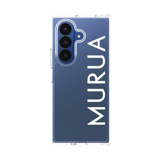 Clear Case［ MURUA - Logo - White ］