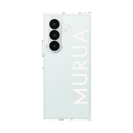 Clear Case［ MURUA - Logo - White ］