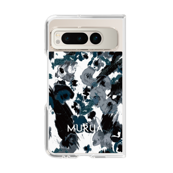 Clear Case［ MURUA - Art print - Black × White ］