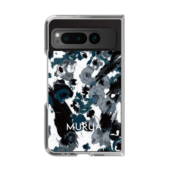 Clear Case［ MURUA - Art print - Black × White ］