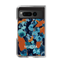 Clear Case［ MURUA - Art print - Black × Orange ］