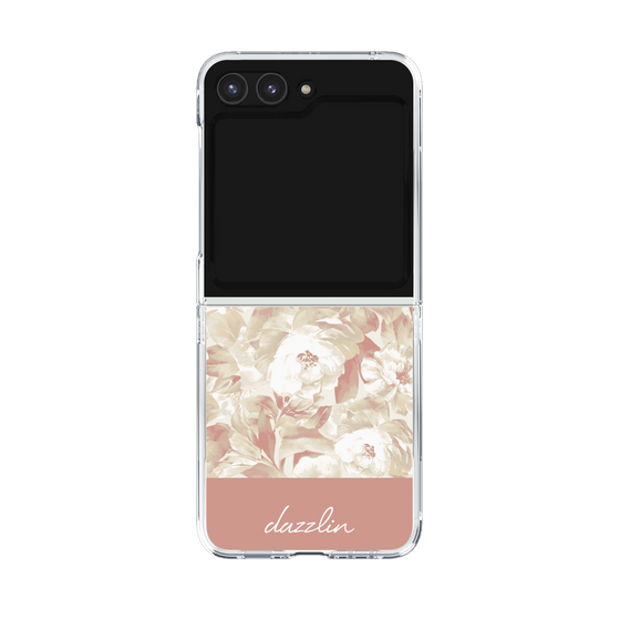 Clear Case［ dazzlin - PaintFlower - Pink ］