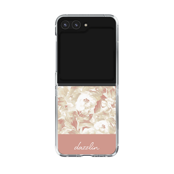 Clear Case［ dazzlin - PaintFlower - Pink ］