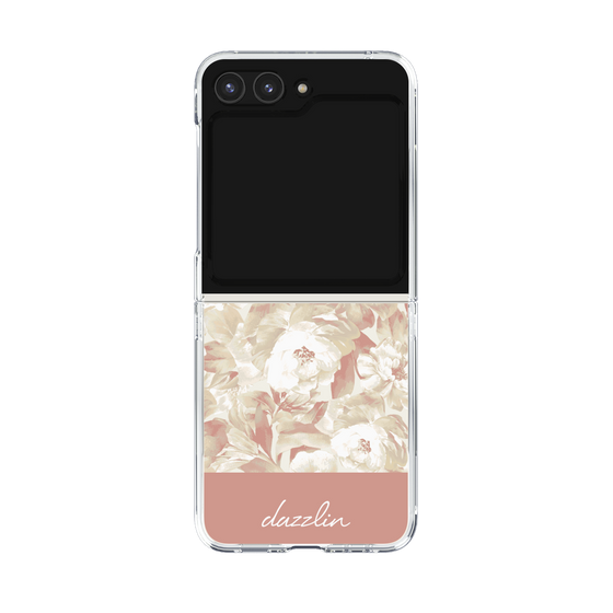 Clear Case［ dazzlin - PaintFlower - Pink ］