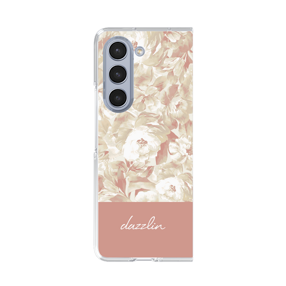 Clear Case［ dazzlin - PaintFlower - Pink ］