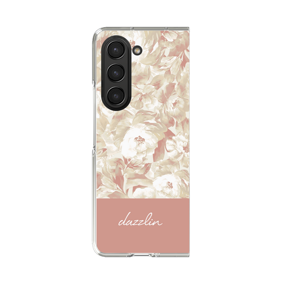 Clear Case［ dazzlin - PaintFlower - Pink ］