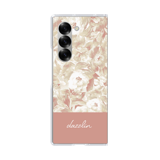 Clear Case［ dazzlin - PaintFlower - Pink ］