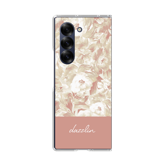 Clear Case［ dazzlin - PaintFlower - Pink ］