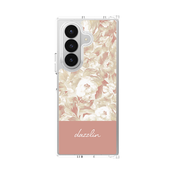 Clear Case［ dazzlin - PaintFlower - Pink ］